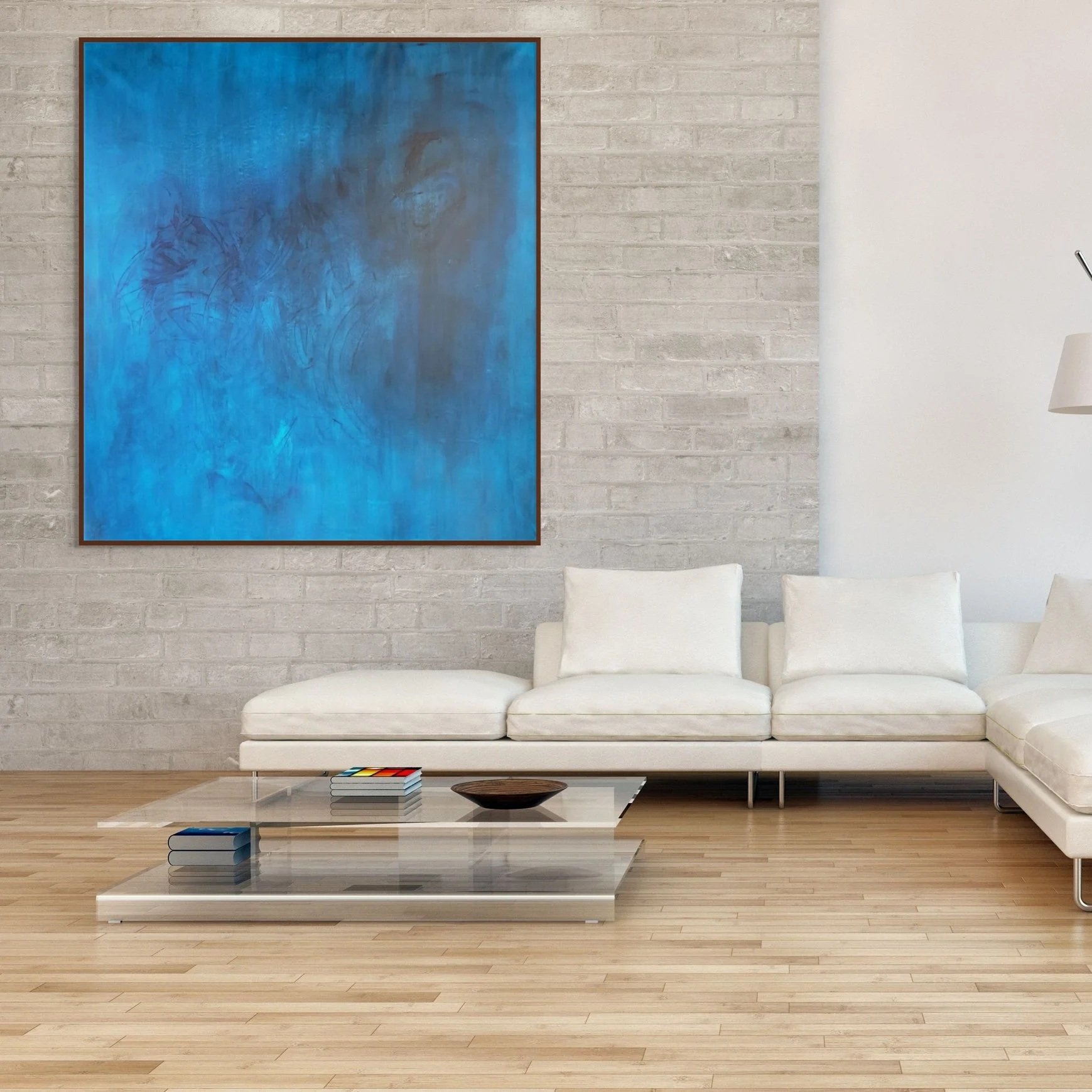 Blue Paintings for Corporate Spaces and Hospitality