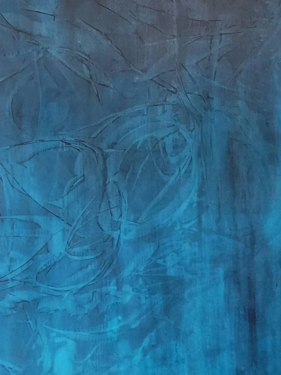 Large Blue Abstract paintings