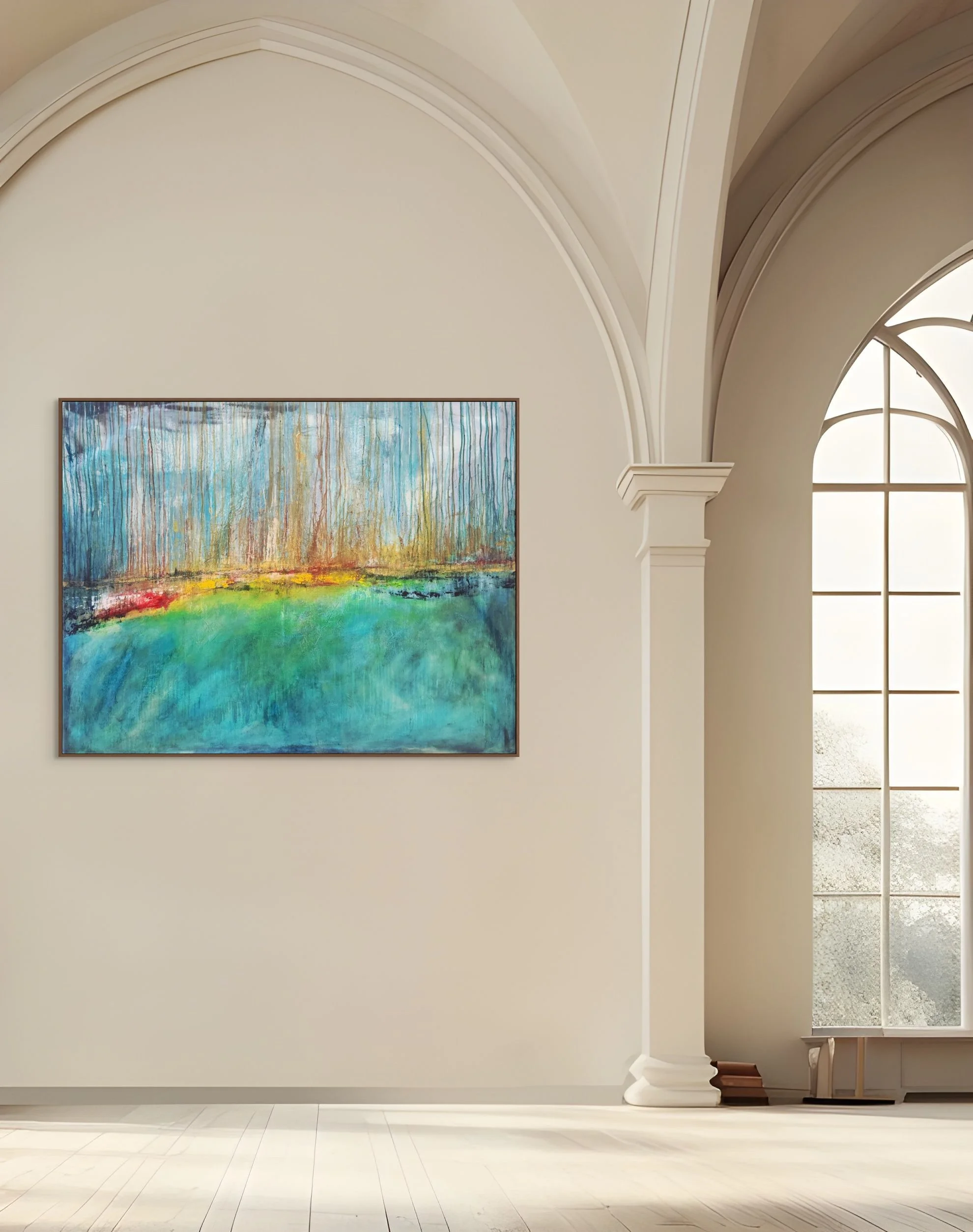 "The Storm Within Held by The Still Waters Below"