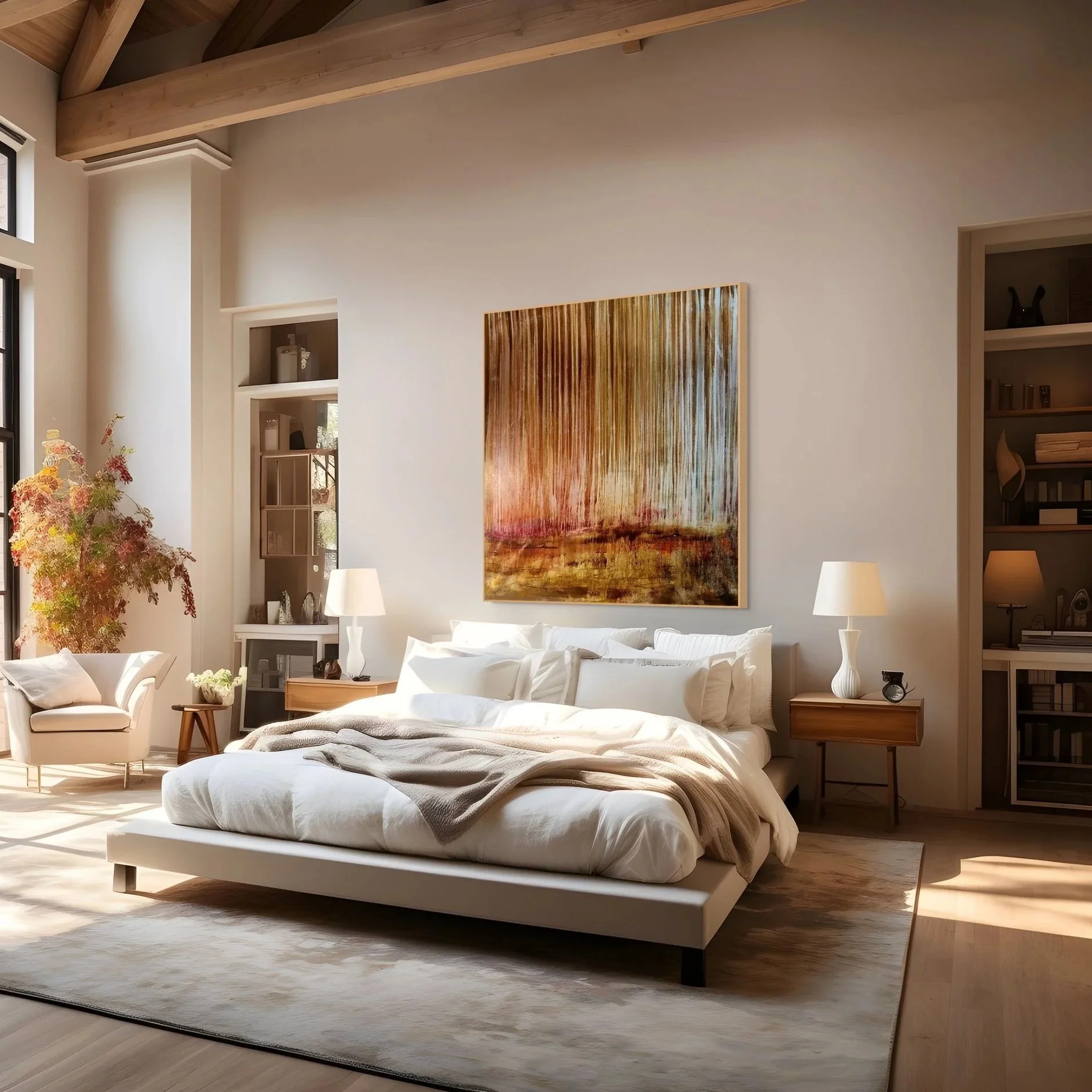 modern paintings for bedrooms