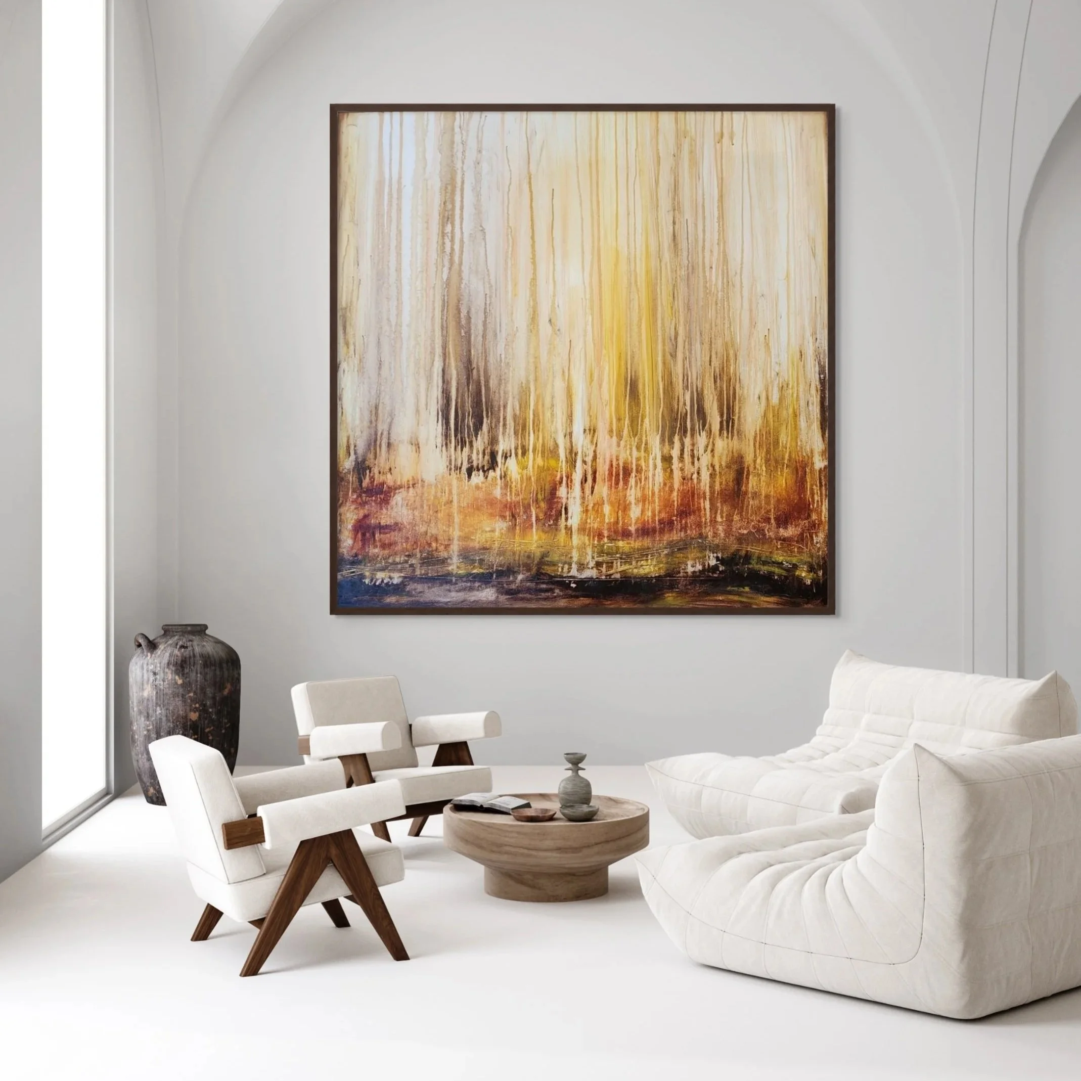 Art for luxurious living rooms