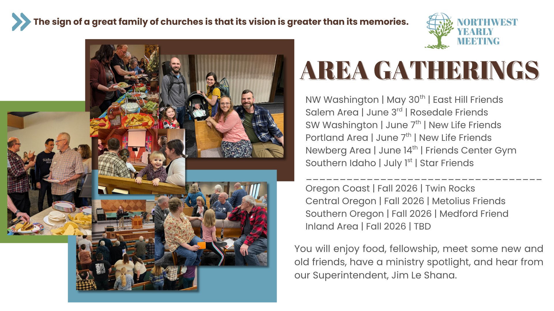 Area Gatherings