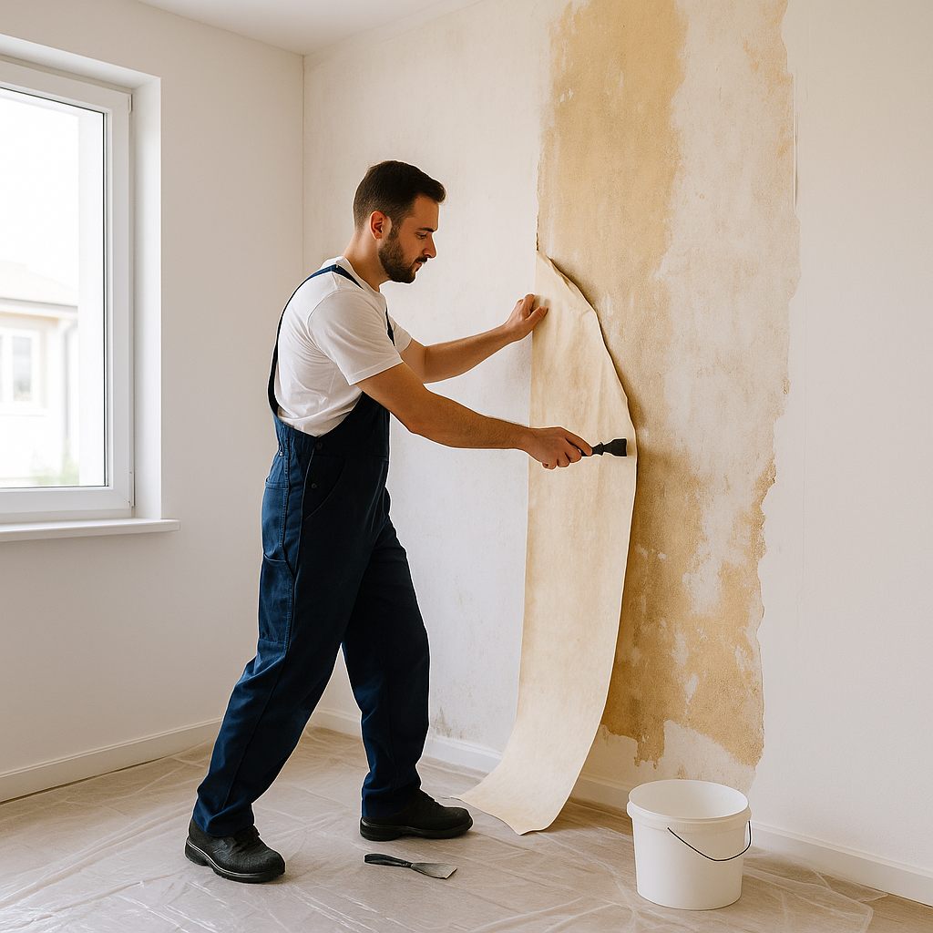 Duvar Kağıdı Sökme ve Yüzey Hazırlama Hizmeti