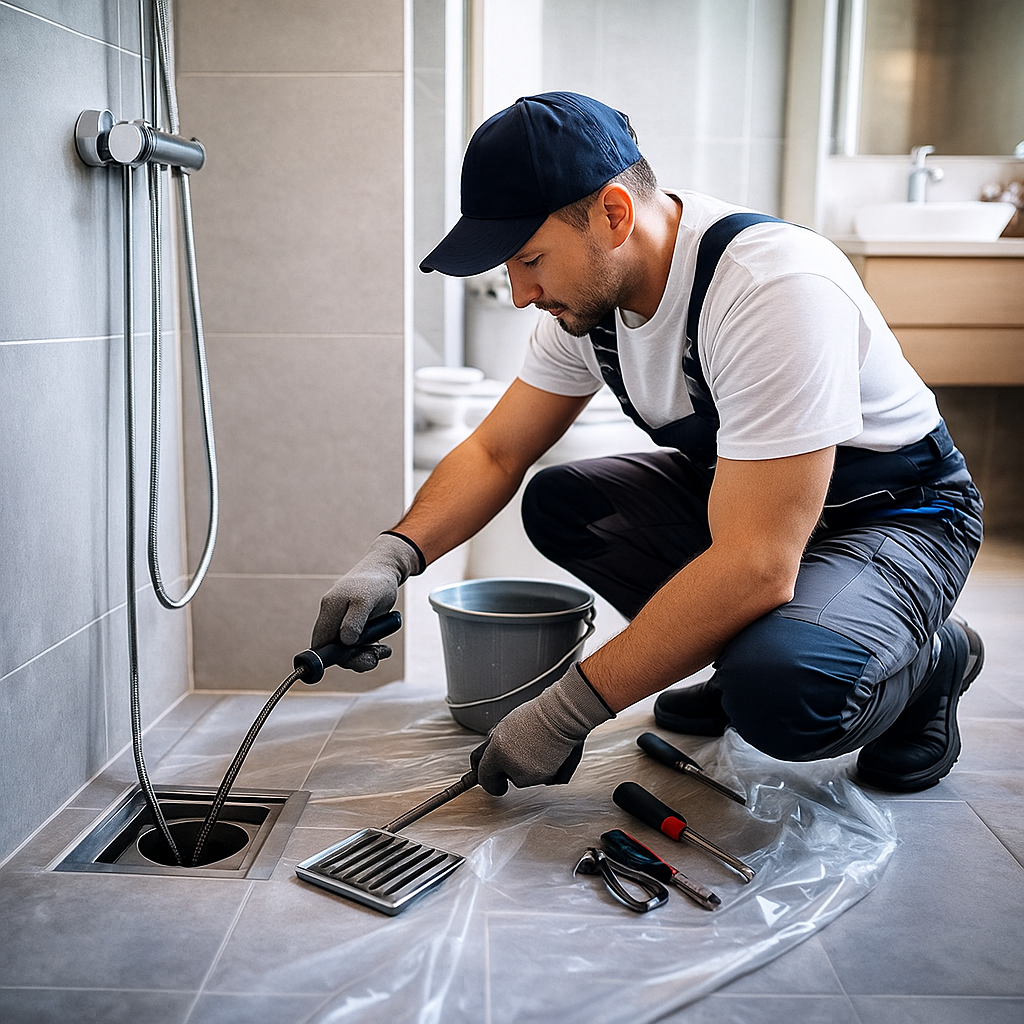 Duş / Banyo Gideri Tıkanıklığı Açma Hizmeti