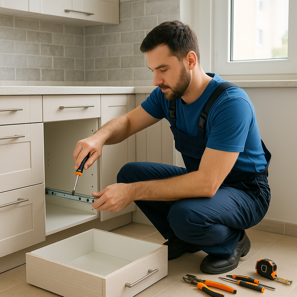 Çekmece Rayı Tamiri ve Değişimi Hizmeti