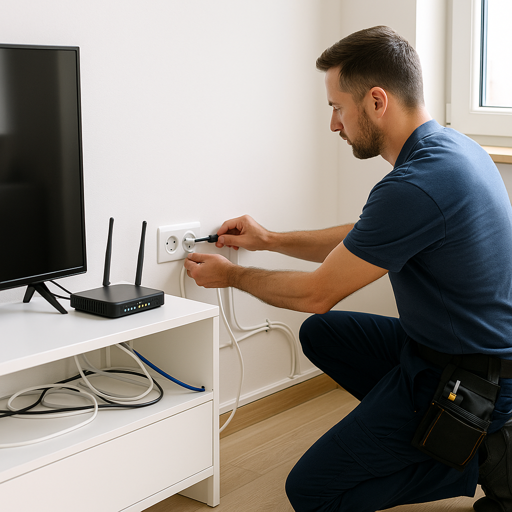 Modem / TV Priz ve Kablolama Düzenleme Hizmeti