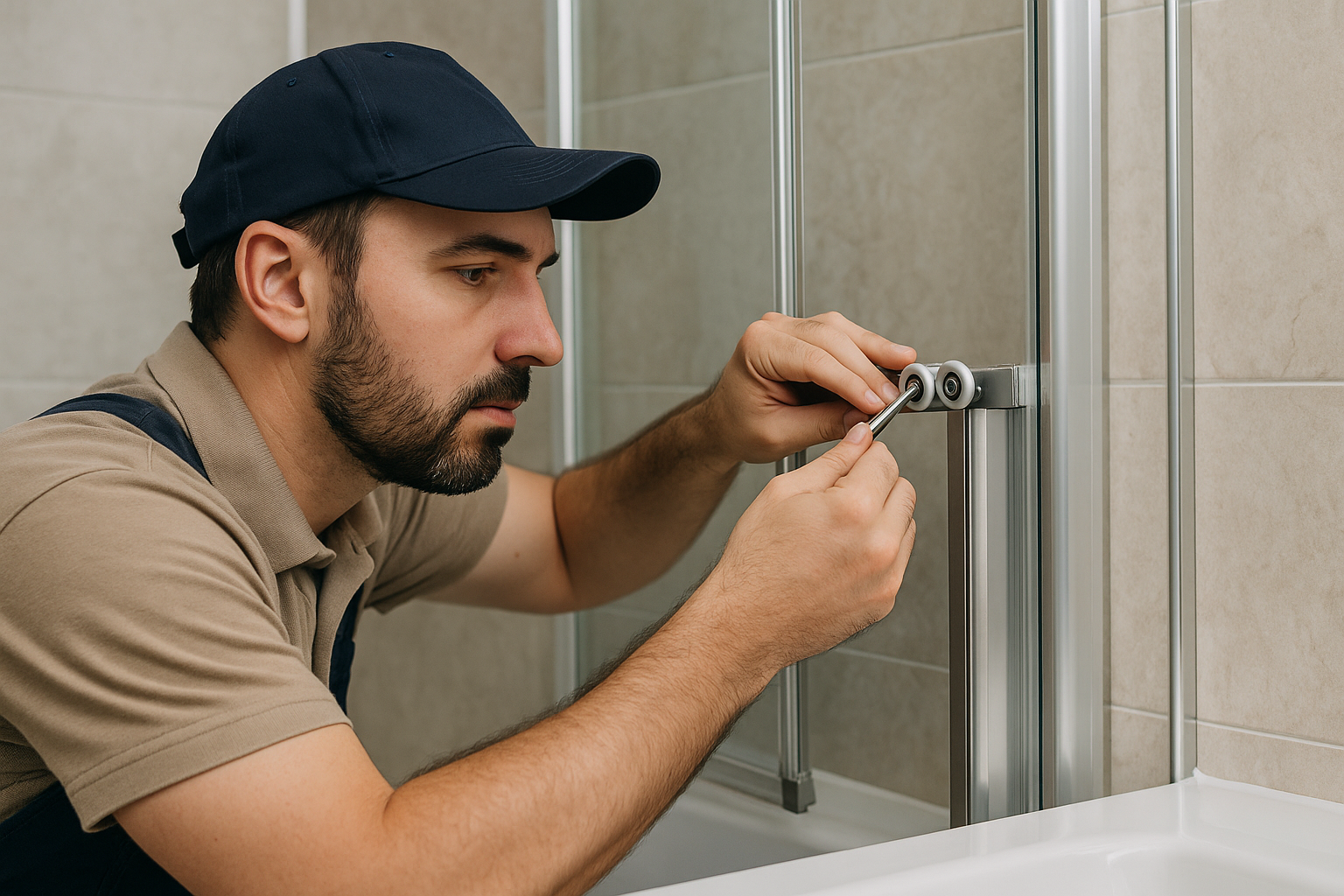 Mevcut Duşakabin Kapak Ayarı ve Tekerlek Değişim Hizmeti