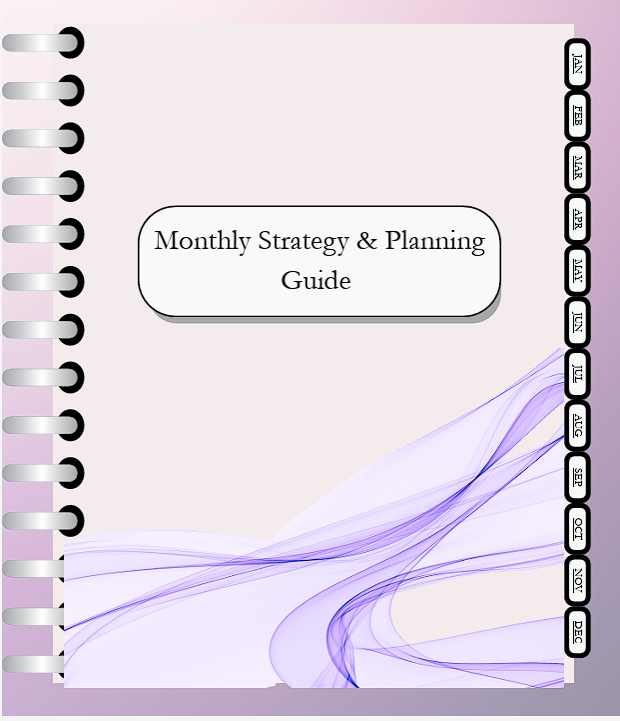 Monthly Digital Planner- Instant Download | Organize Your Life With Ease