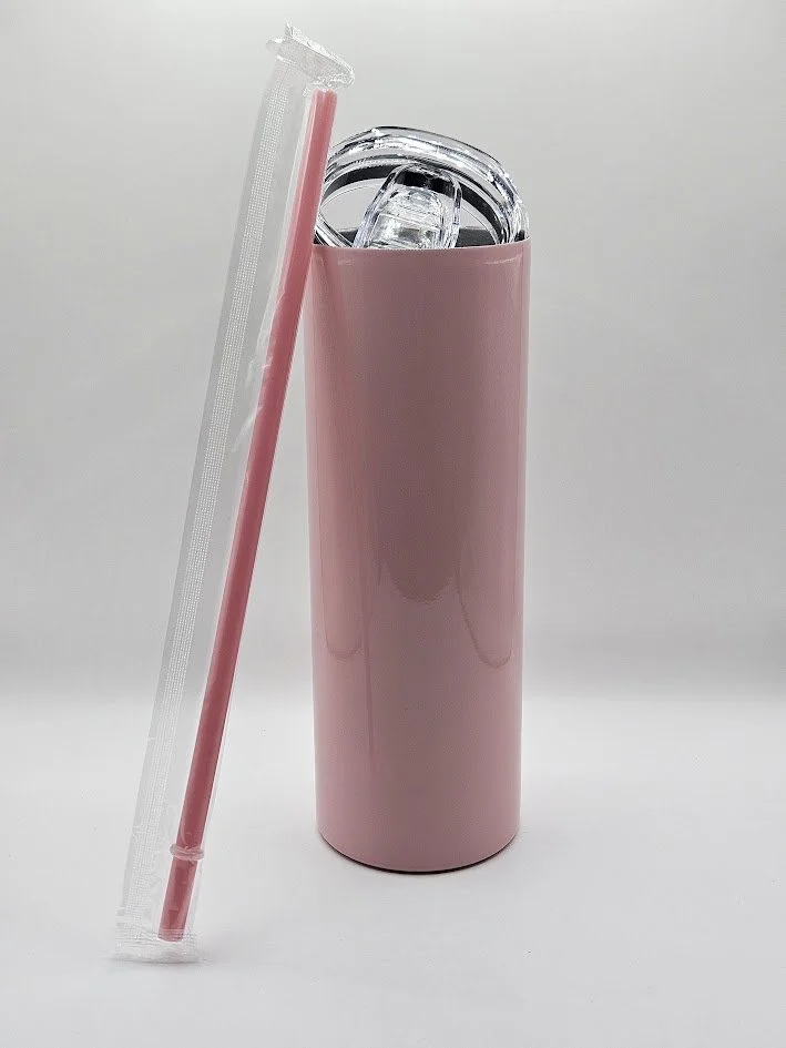 20oz PINK SKINNY TUMBLER
