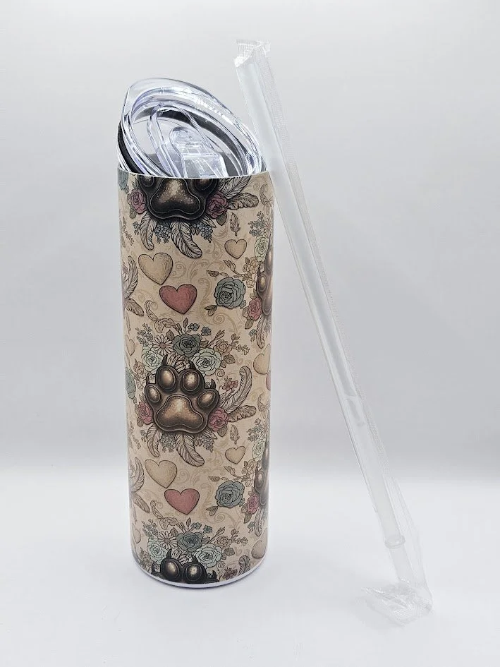 20oz BARGAIN METAL TUMBLER