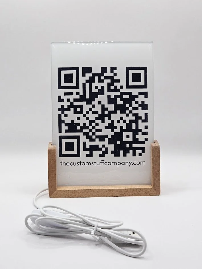 5x7 ACRYLIC USB LIGHTED PLAQUE WITH STAND