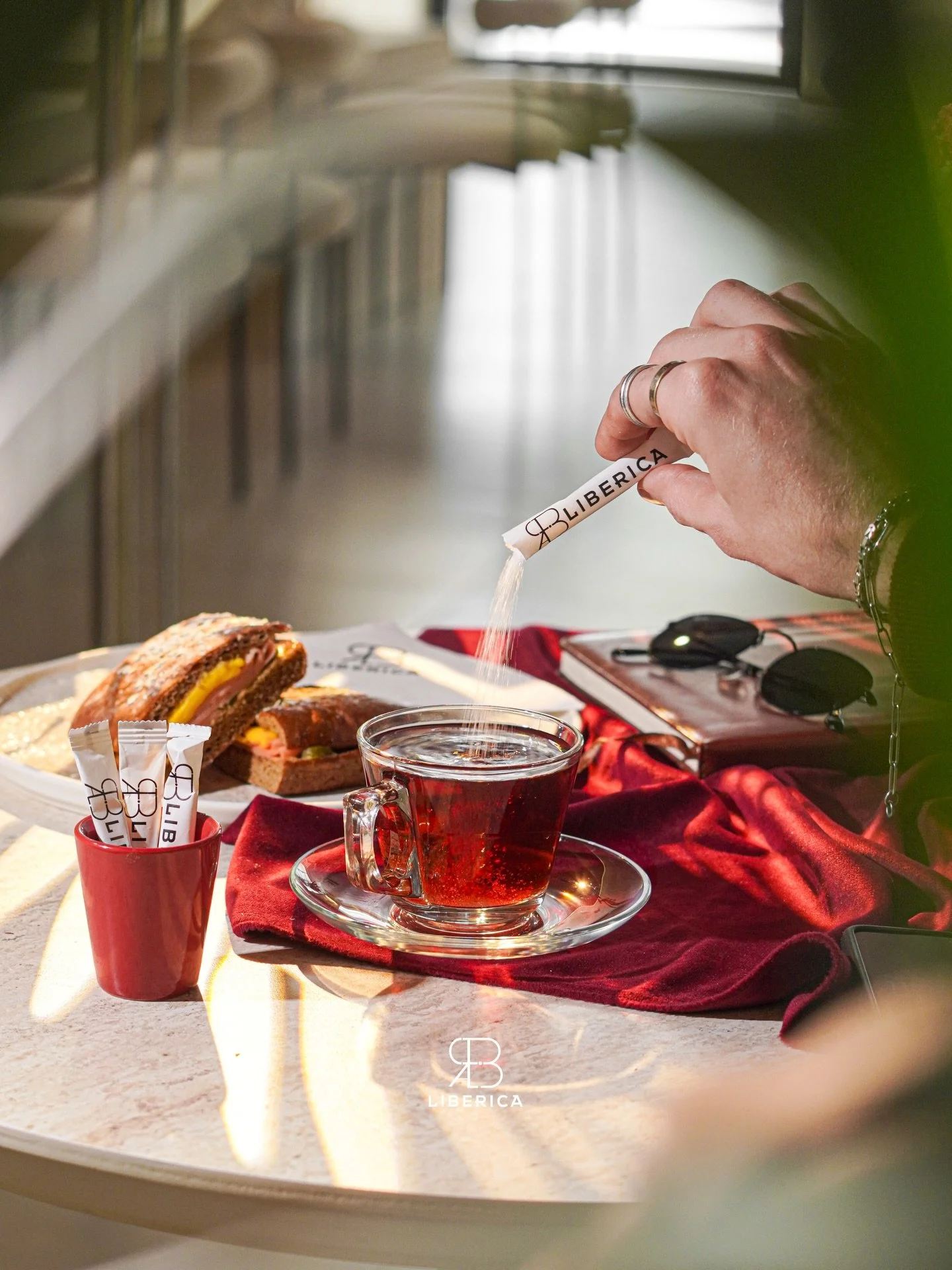 Start your day in the Liberica way ☀️
Warm tea, fresh sandwiches, and a moment just for you.

************
ڕۆژەکەت بە شێوازی لیبێریکا دەست پێ بکە ☀️
چای گەرم و ساندویچی تازە و ساتێک تەنها بۆ تۆ.

************

ابدأ يومك على طريقة ليبيريكا ☀️
شاي دافئ