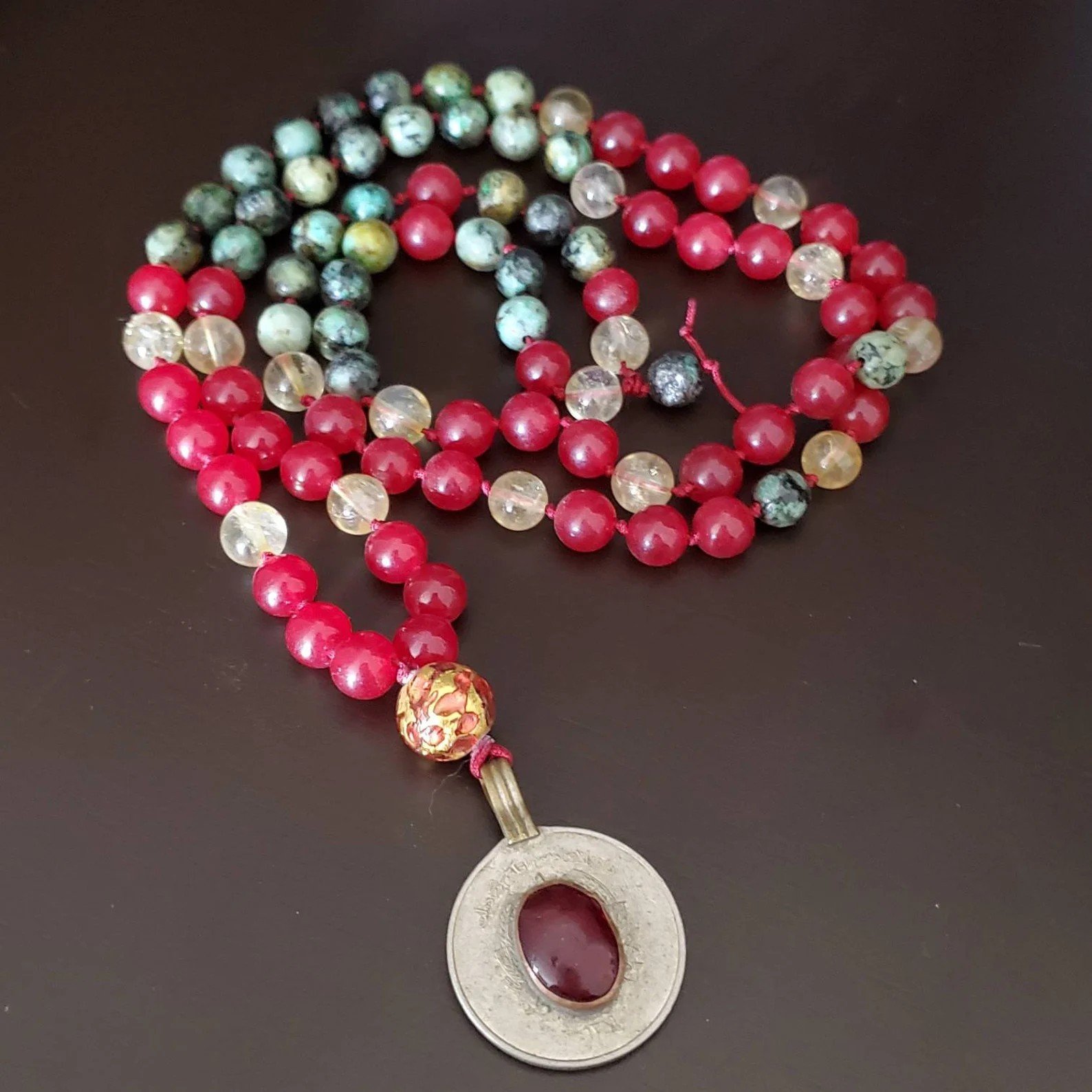 Happy Changes Beaded Mala