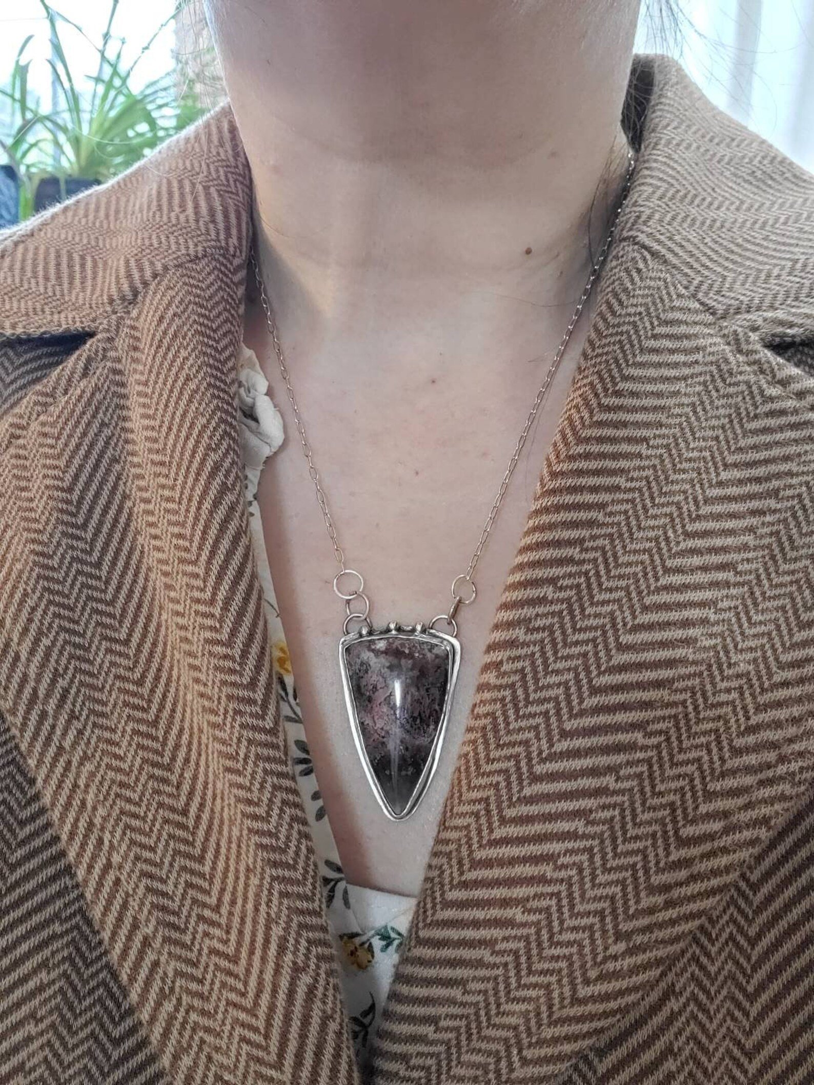 Large Agate Pendant