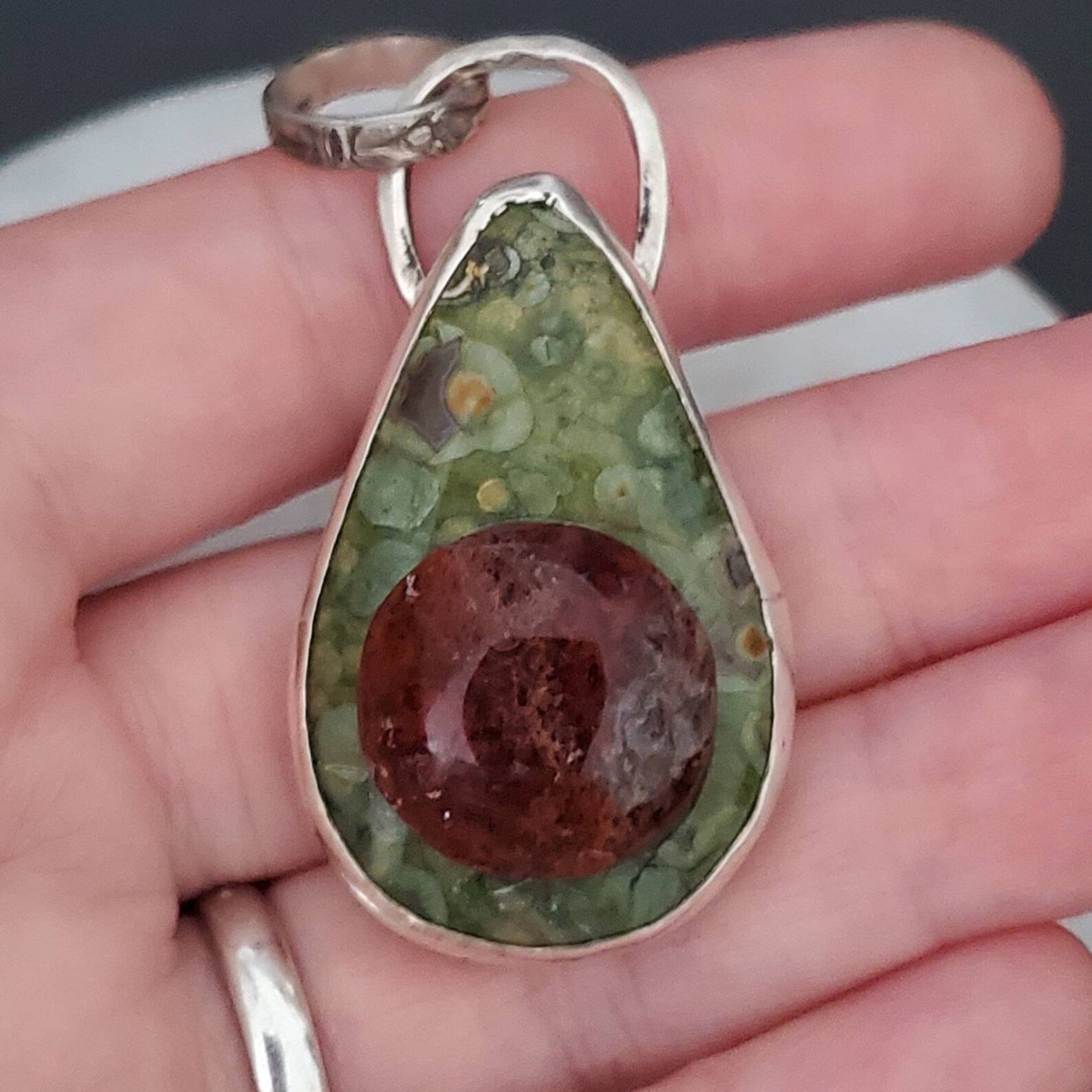 Large Avocado Pendant