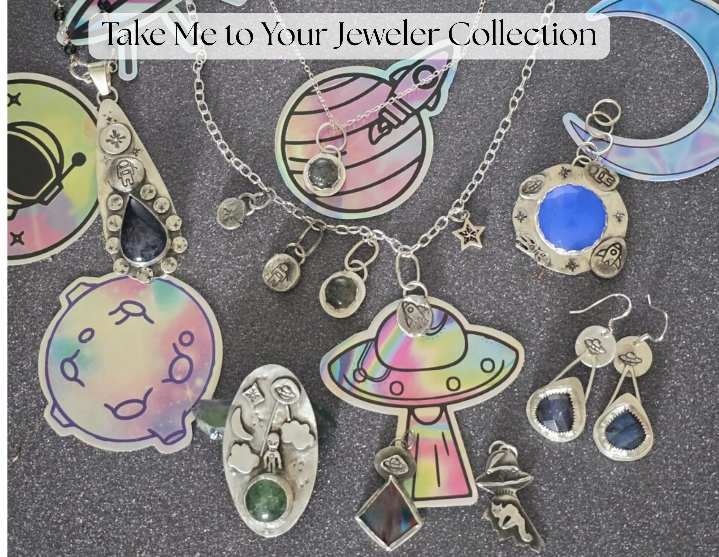 Aliens, spaceships, outer space and more aliens, this sustainably made collection is great for those who believe in what we can't see.