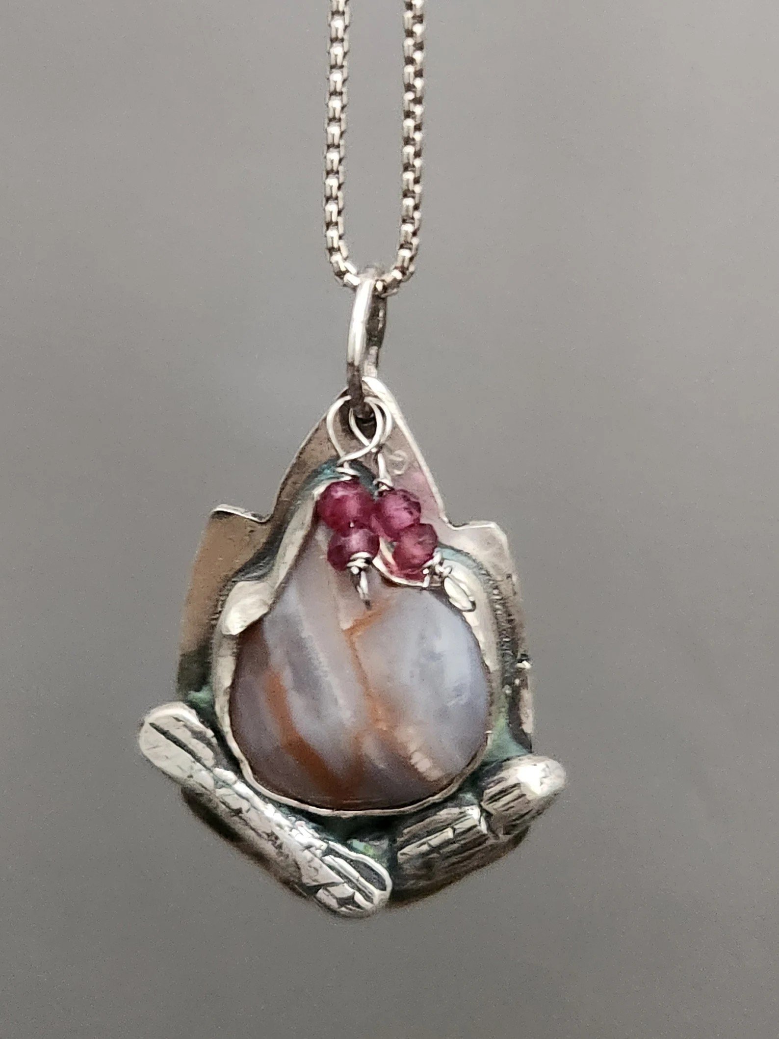 Fire and Logs Statement Pendant