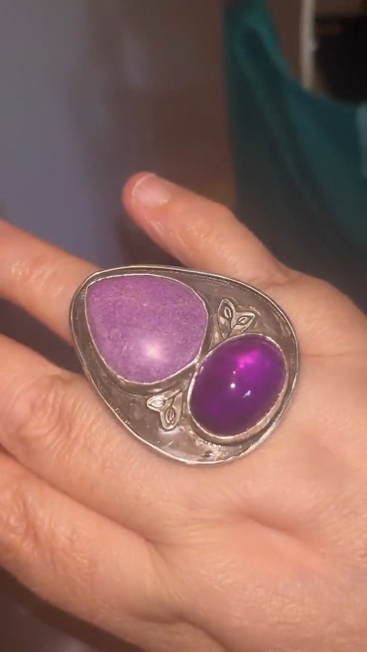 Amethyst Statement Ring