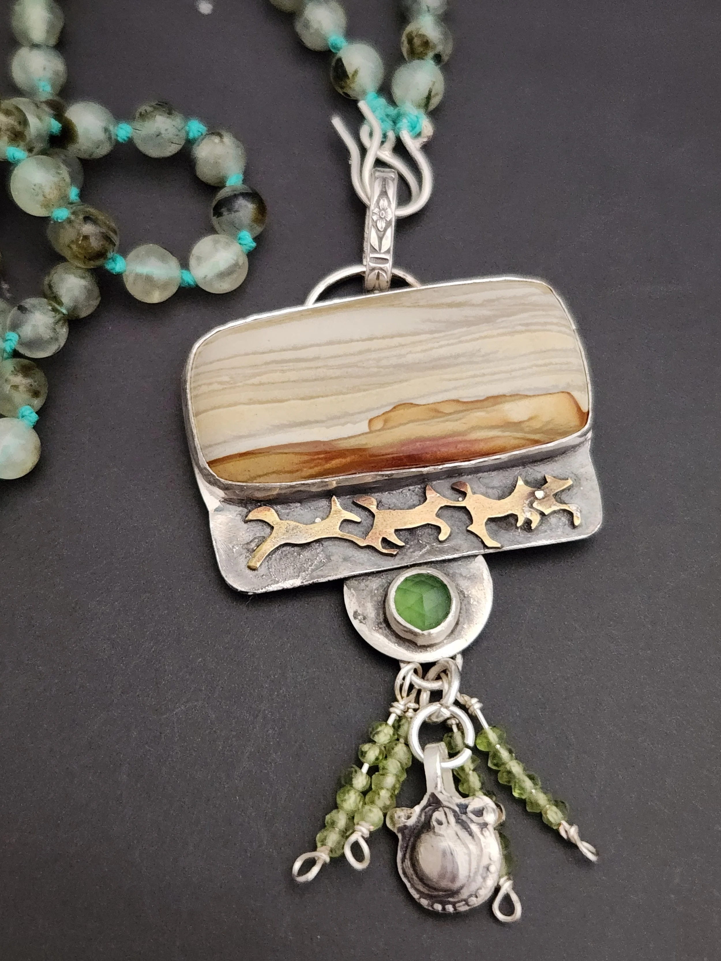 Sary Arka Yellow Arch Artisan Necklace