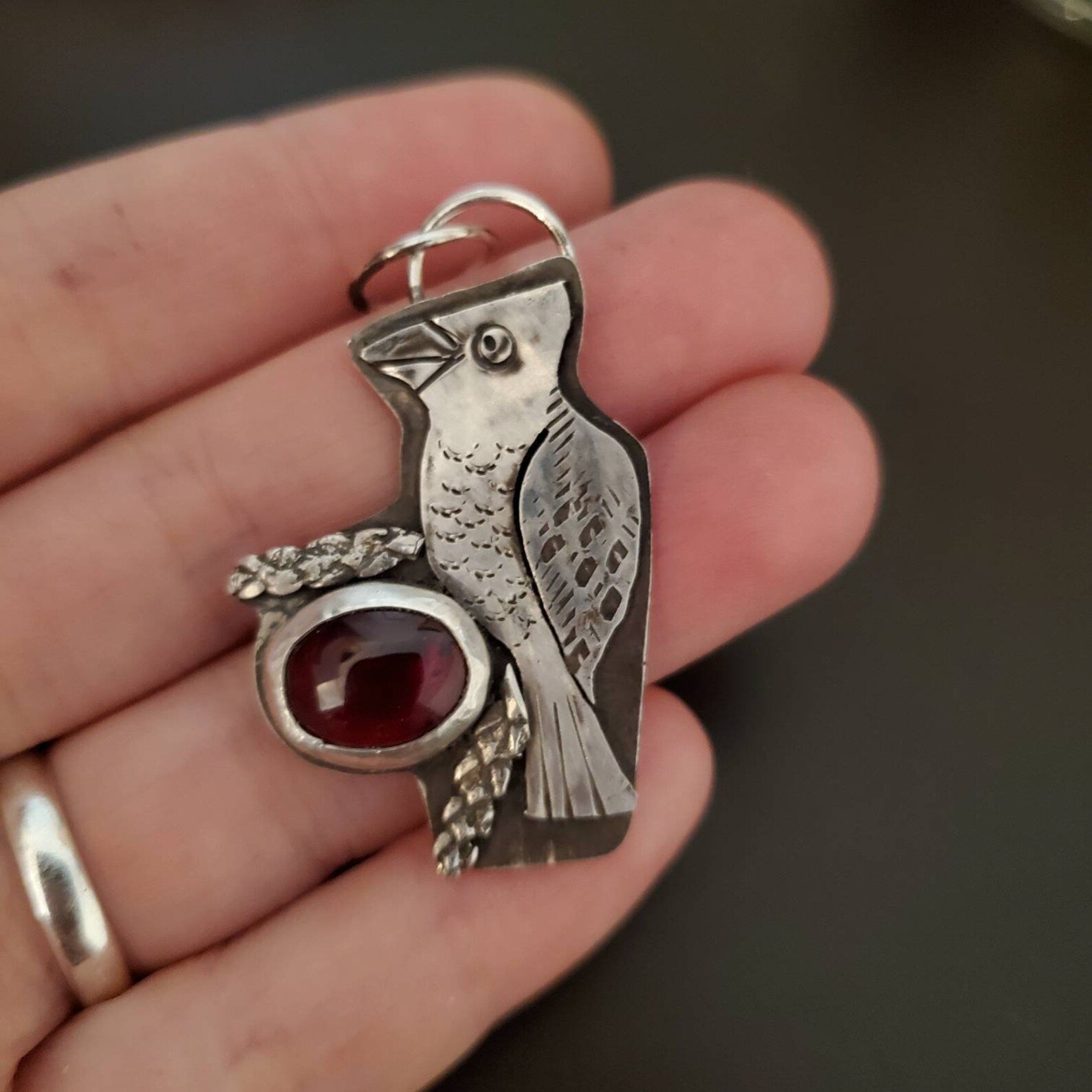 Christmas Cardinal Pendant