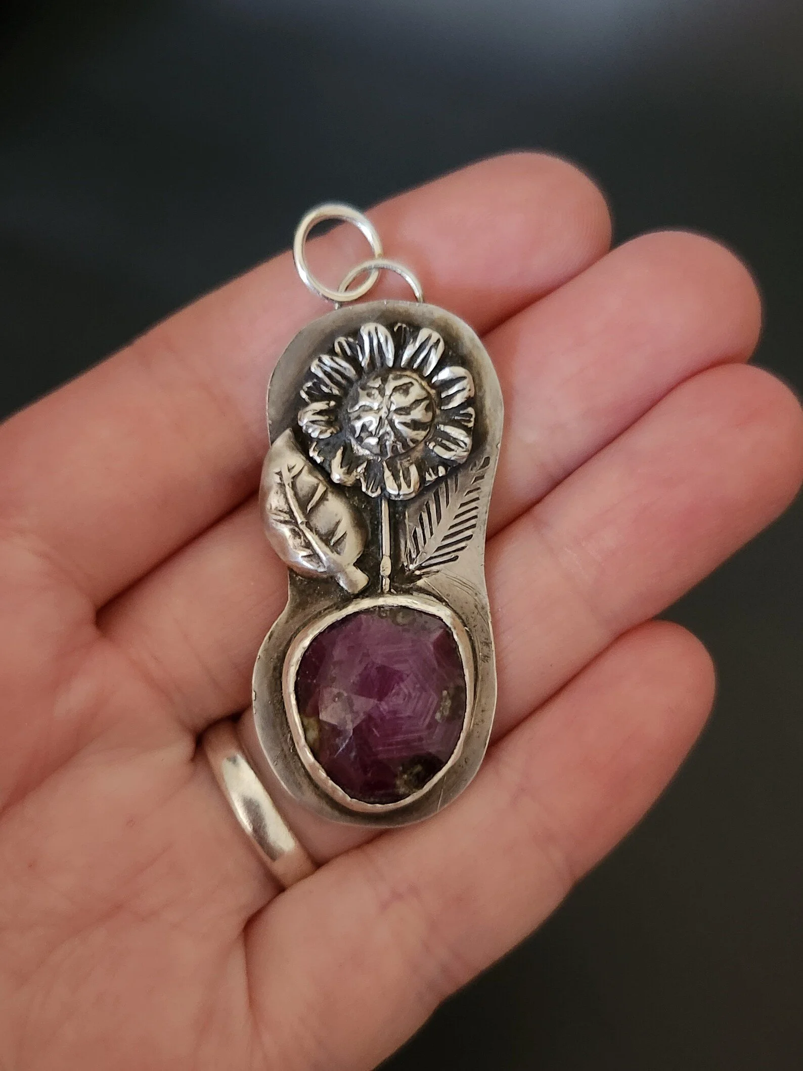 Sunflower Pendant