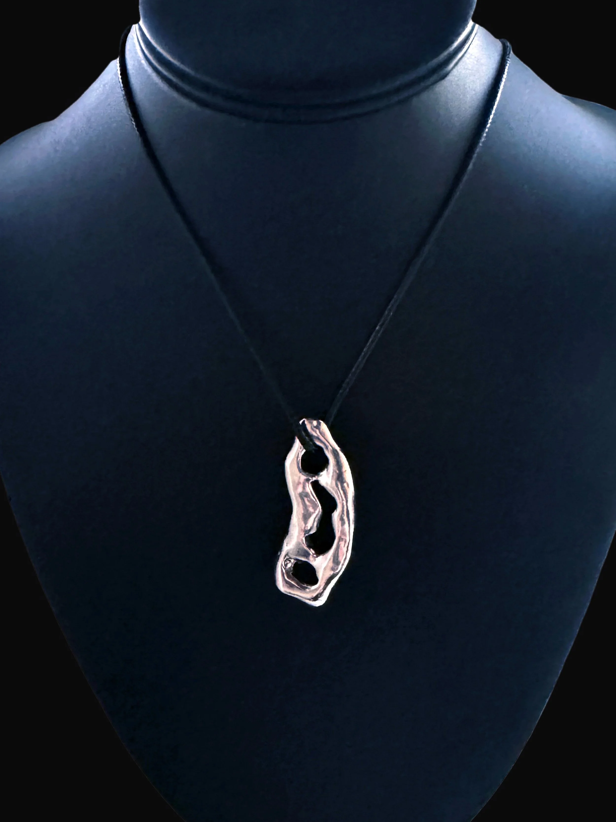 Aperture Collection Solid Sterling Silver Pendant