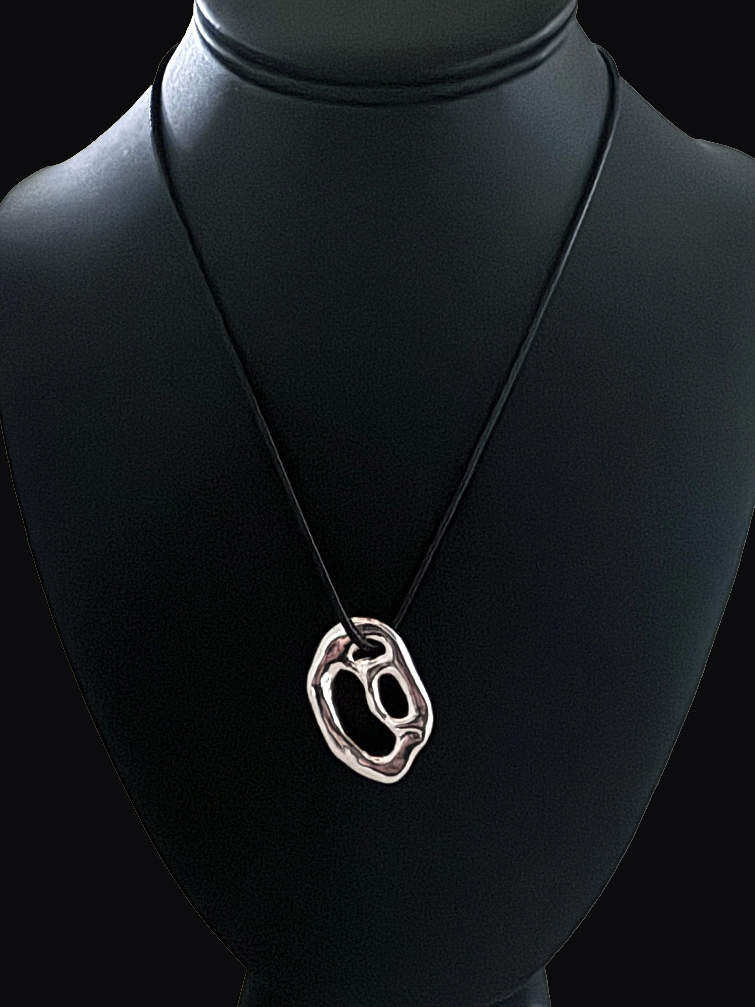 Aperture Collection Solid Sterling Silver Pendant
