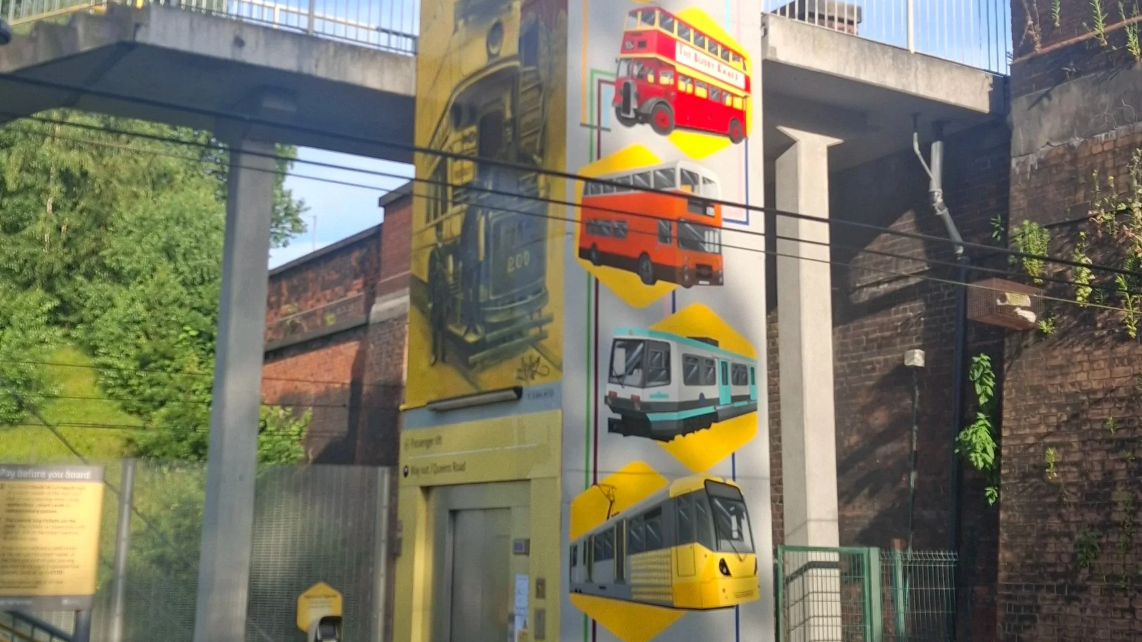 Queens Road transport mural completed