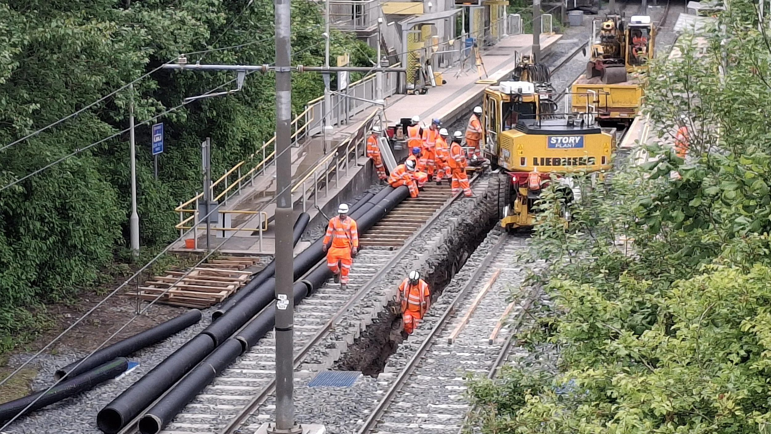 Further drainage works at Monsall