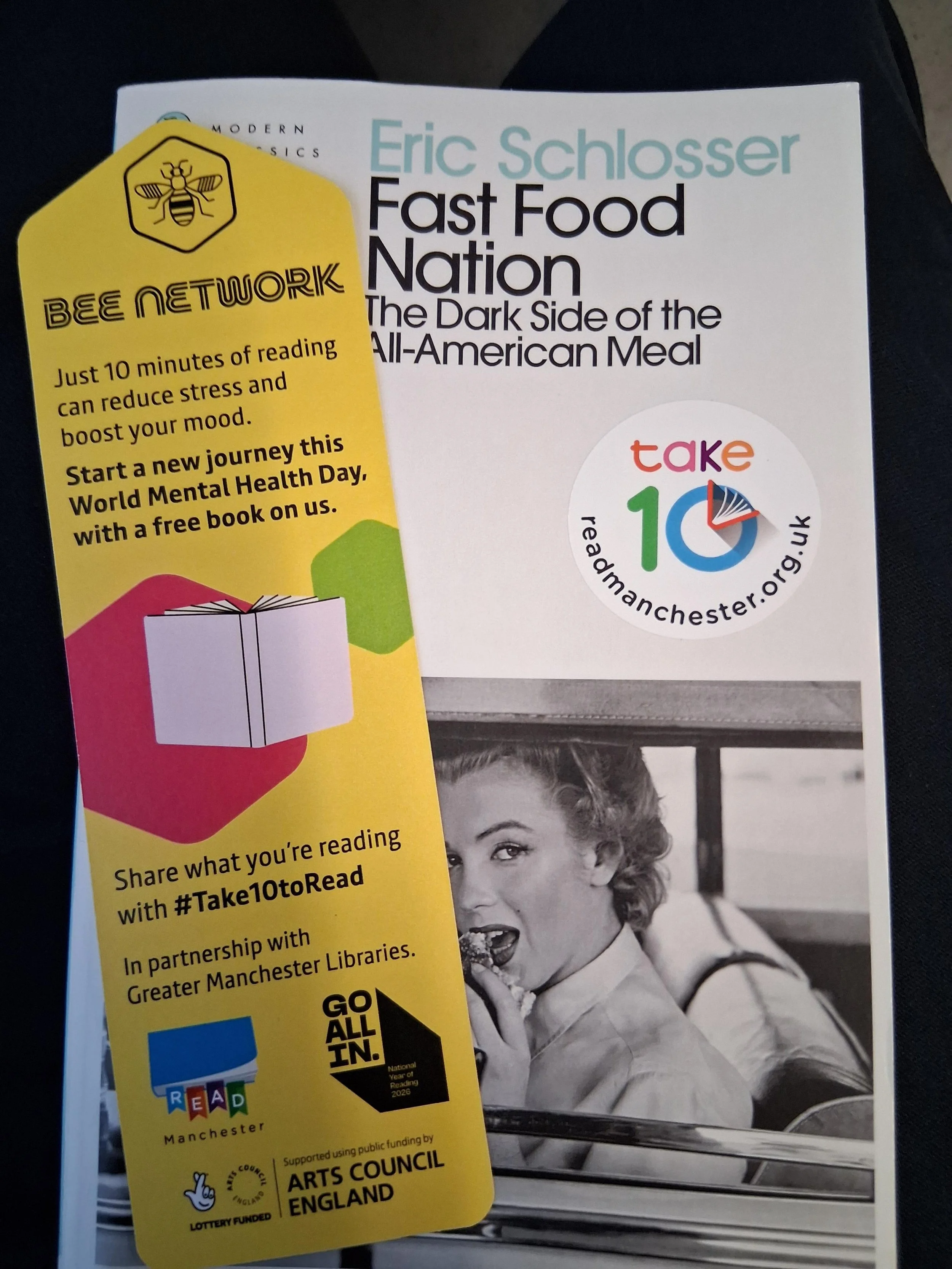 Books on trams for World Mental Health Day 2026