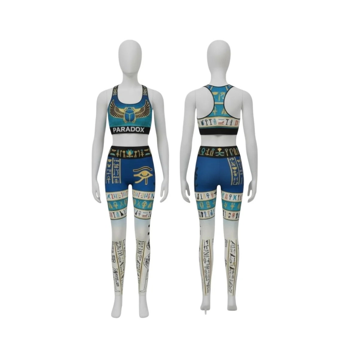 Paradox Egyptian Blue Gradient Athletic Set