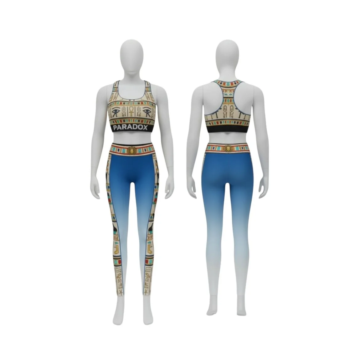 Paradox Egyptian Blue Gradient Athletic Set