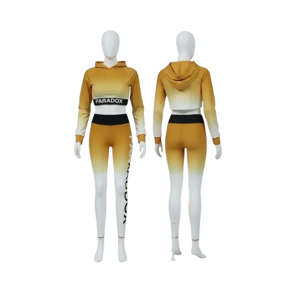 Gold Gradient Paradox Activewear Set
