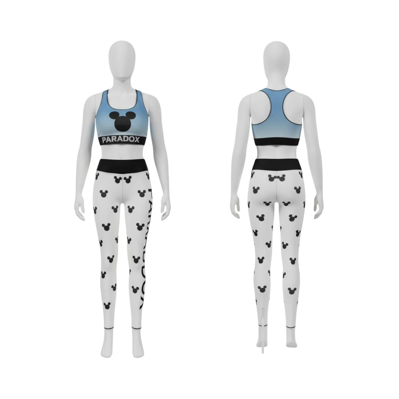 Paradox Mouse Ears Fitness Set – Sports Bra & Leggings