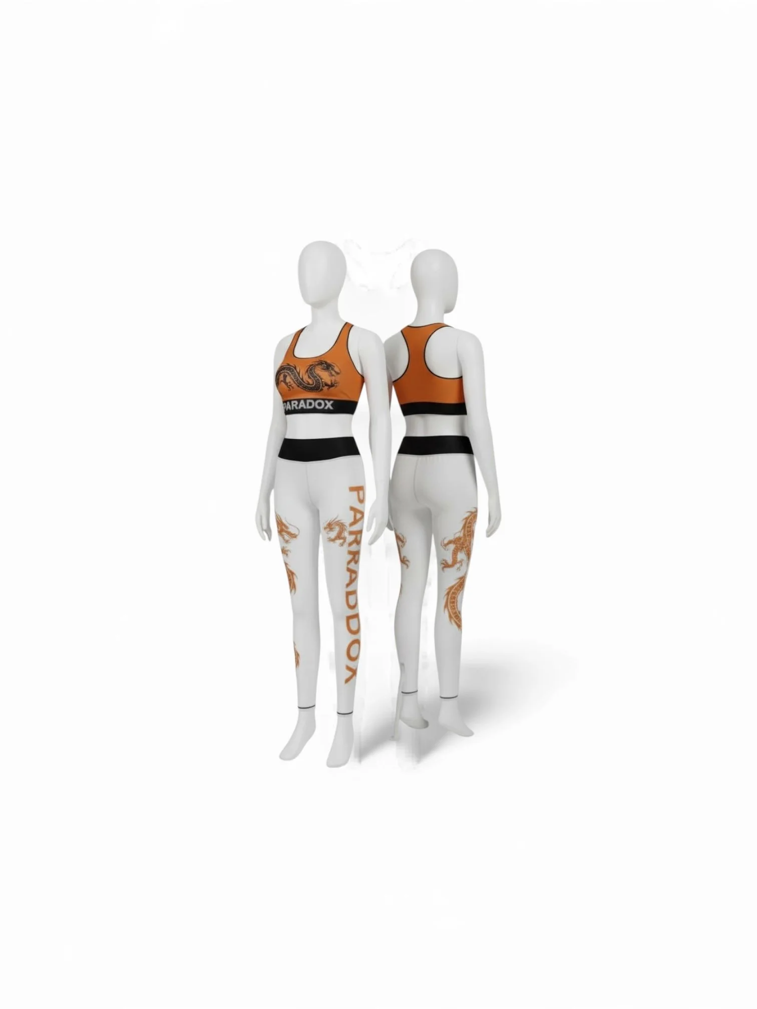 Paradox Dragon Activewear Set – Sports Bra & High-Waisted Leggings