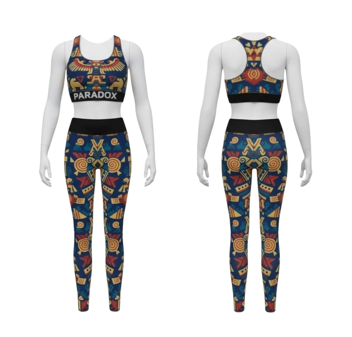 Paradox “Aztec Fusion” Sports Bra & Leggings Set