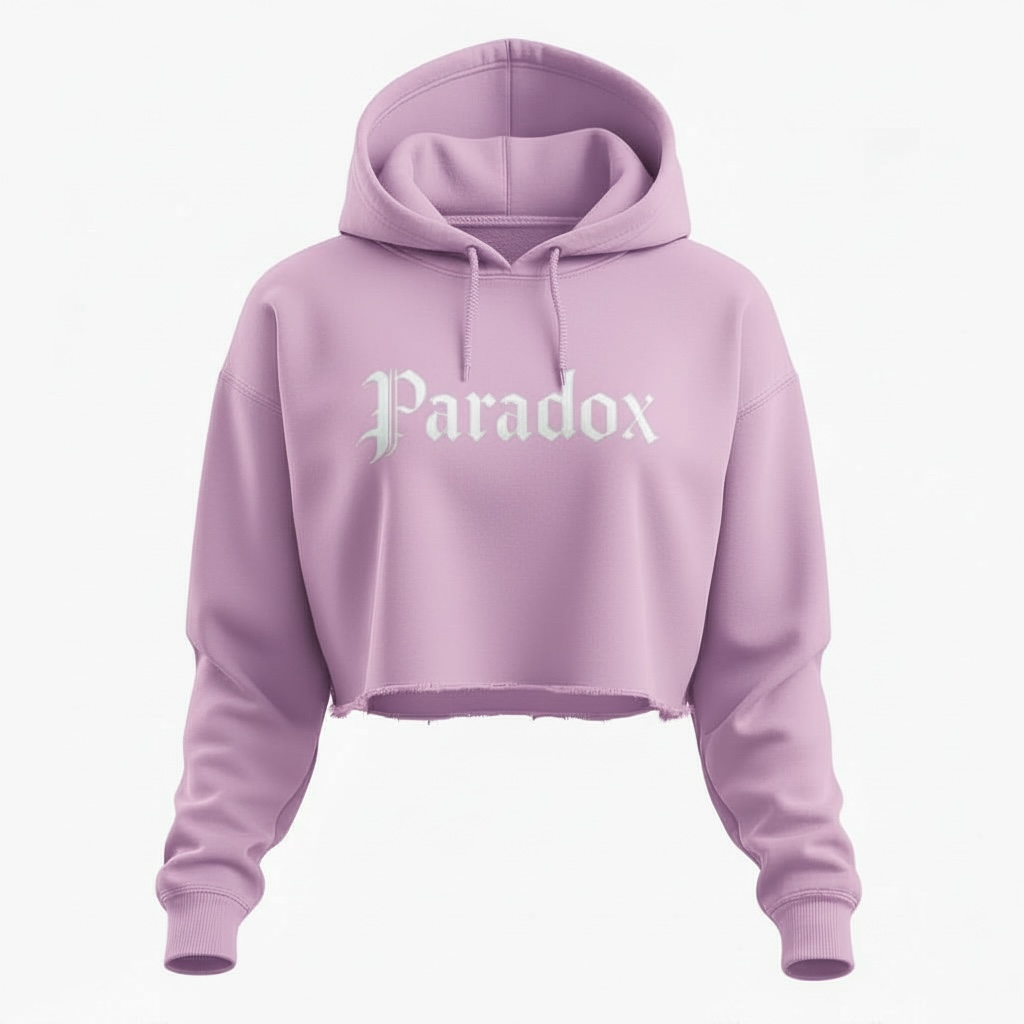 Paradox Classic Cropped Hoodie (Lavender)