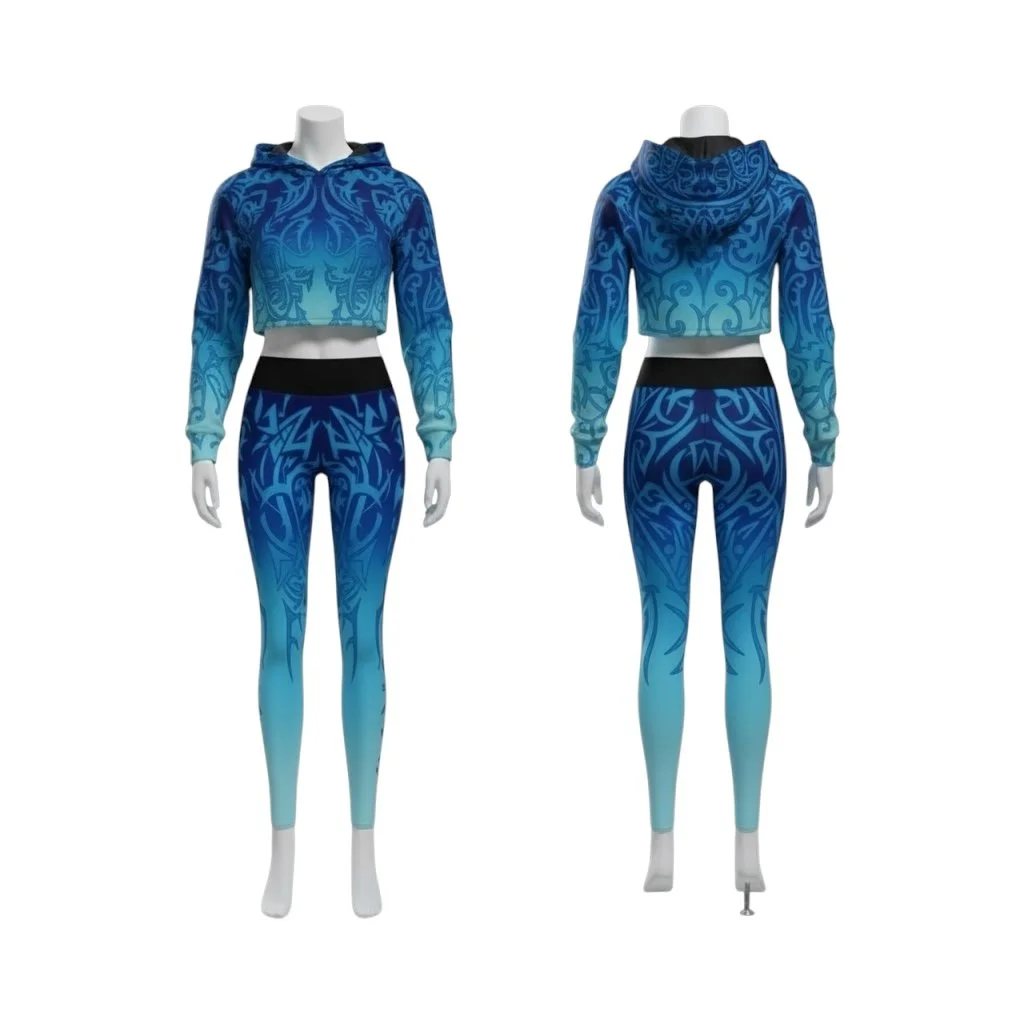 Deep Blue Flame Tribal Set