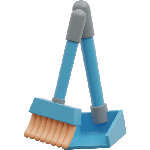 Concrete curing, sealing, and clean-up process icon