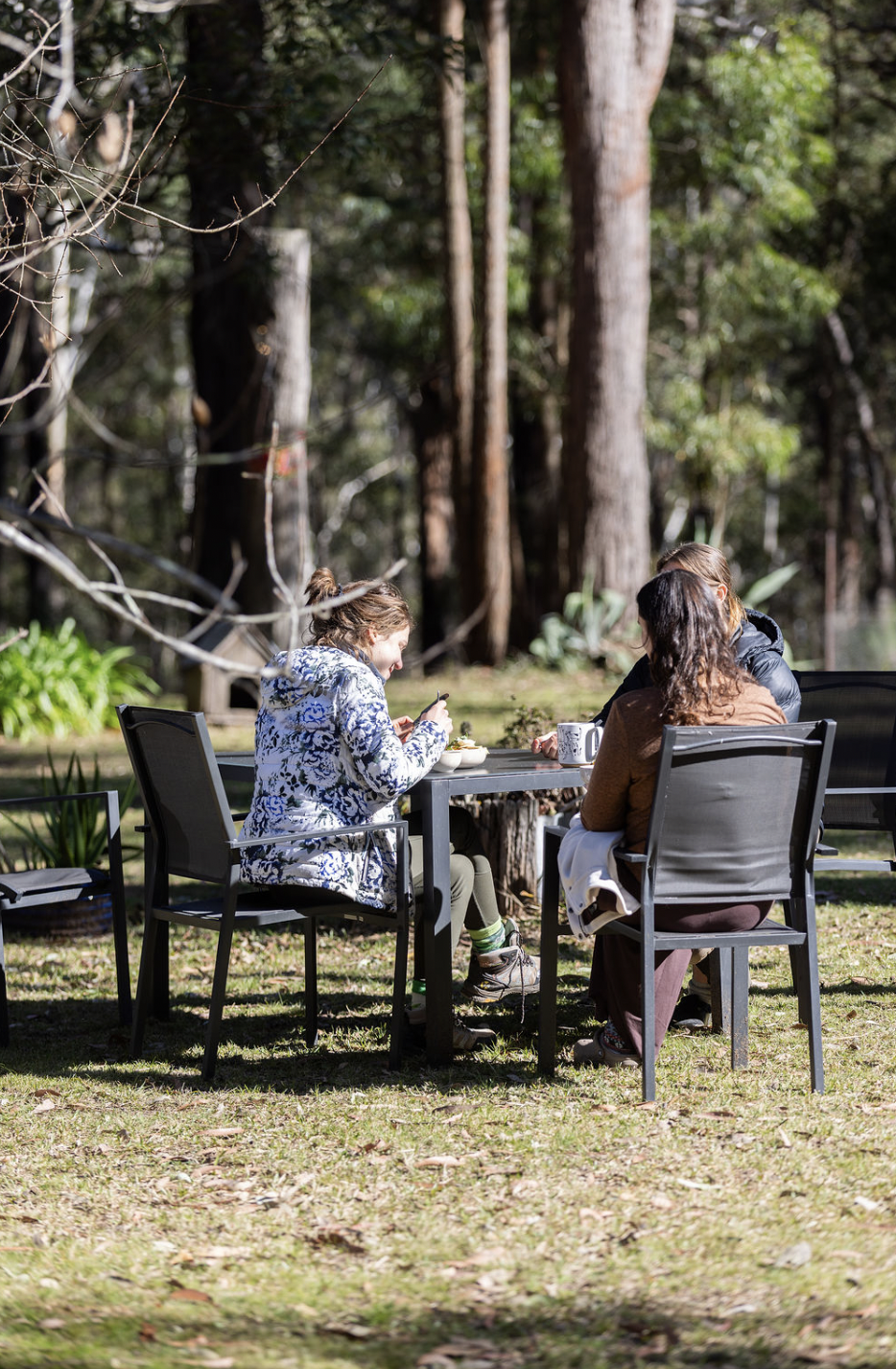 Holistic wellbeing supported through lifestyle, connection and time in nature.