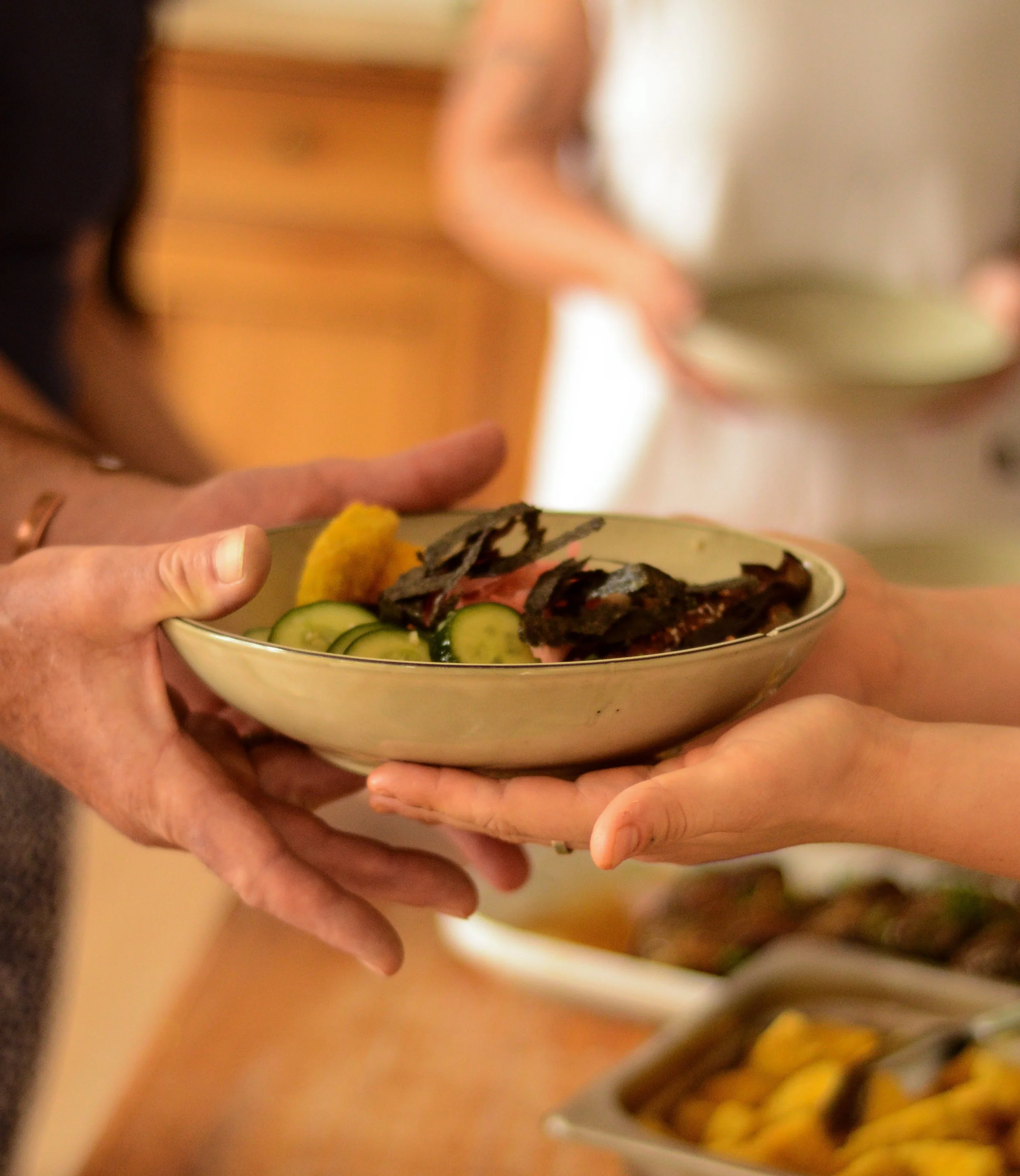 Sharing nourishing meals as part of a balanced, sustainable approach to eating