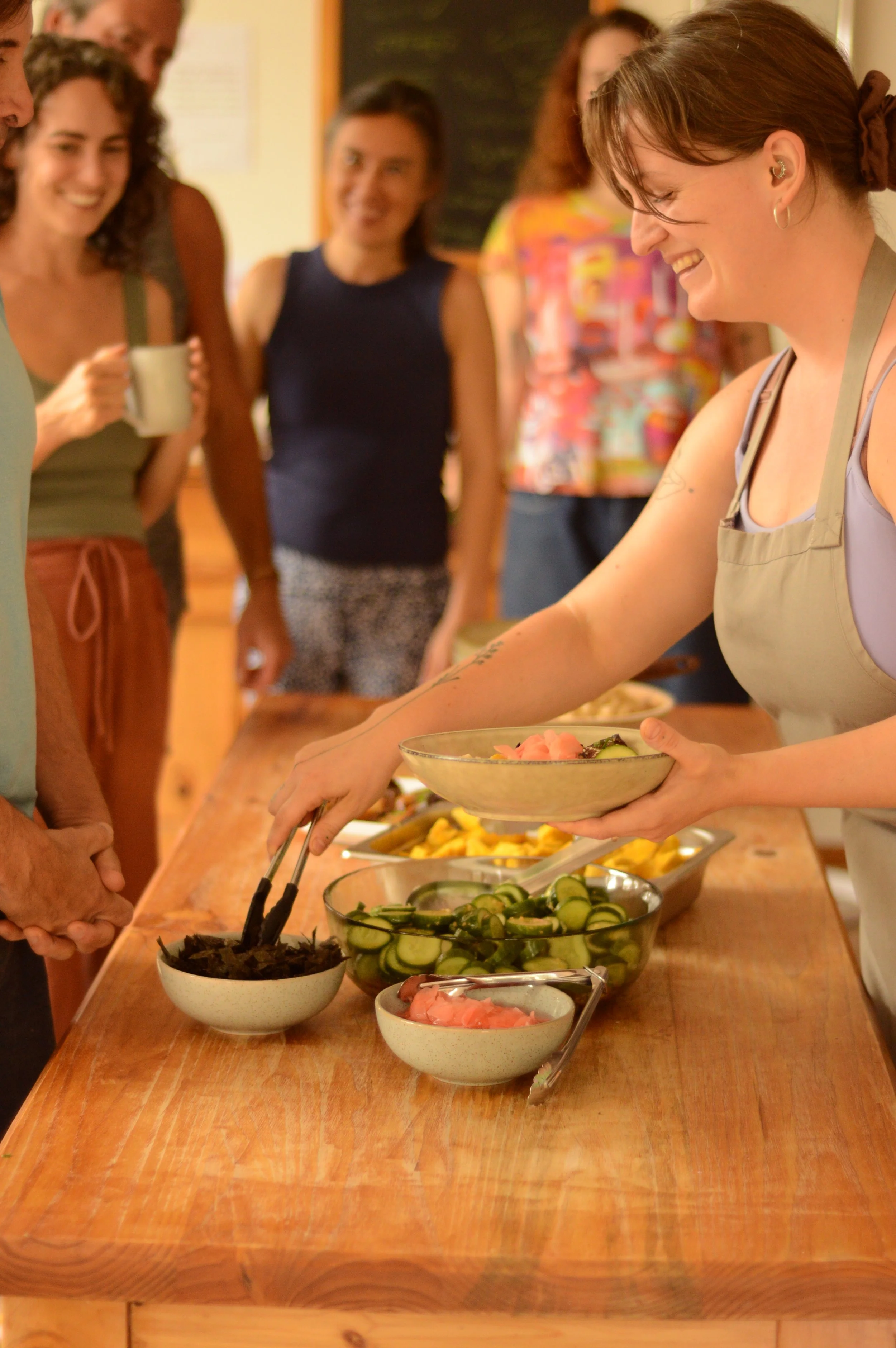 Shared meals and nourishing food experiences that support connection and wellbeing.