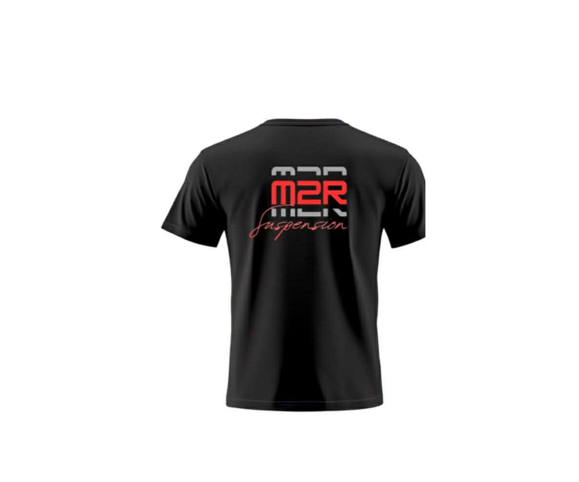 Back of Red Script T-Shirt | M2R OffRoad Suspension