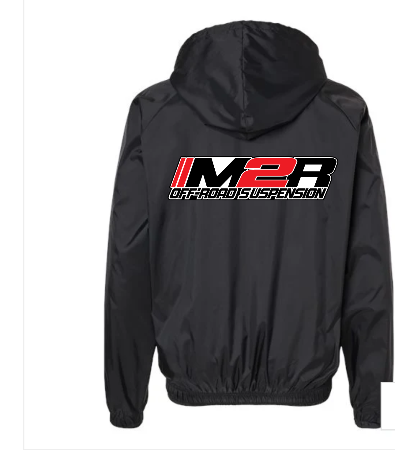 Back of Raincoat | M2R OffRoad Suspension