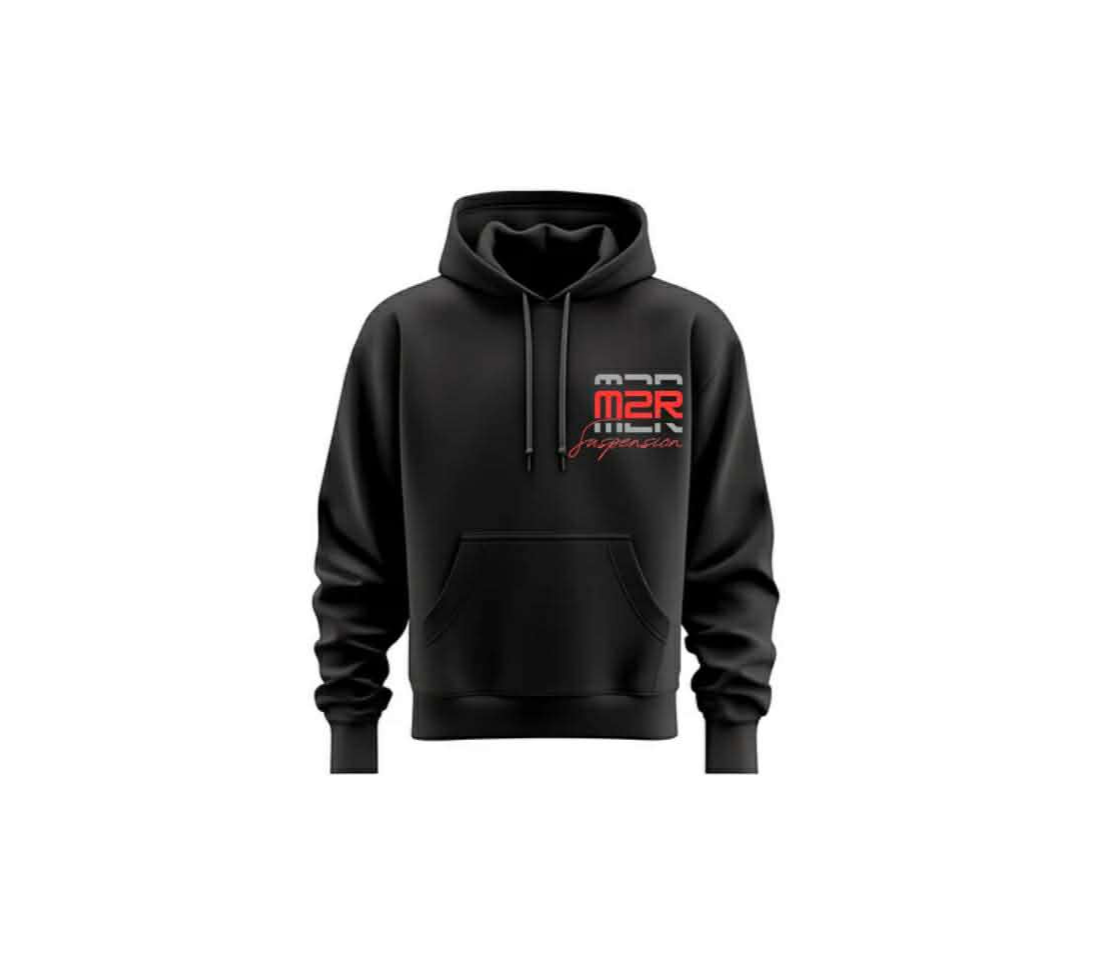 Red Script Hoodie | Black