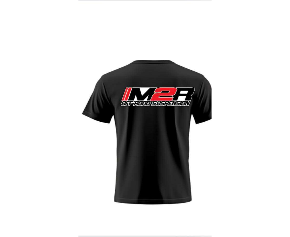 Back of OG Logo T-Shirt in Black | M2R OffRoad Suspension