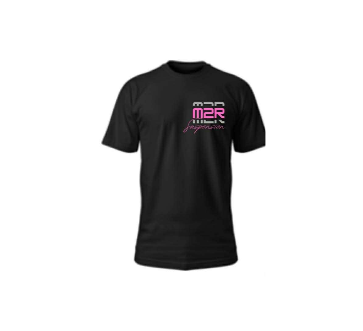 Pink Script T-Shirt | Black