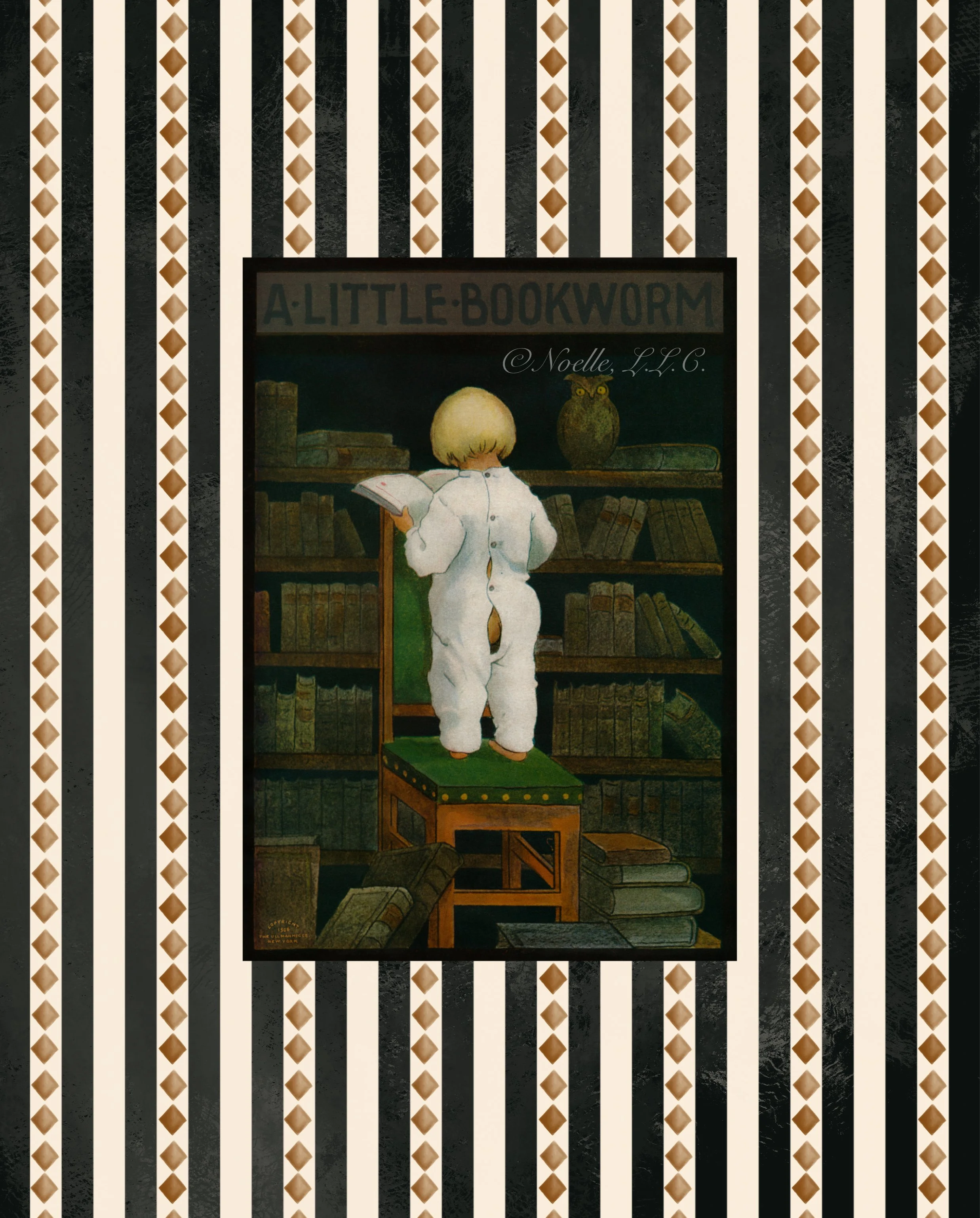 RueNoelle_Bookworm_Black w Diamonds 2_8.25x10.25.jpg