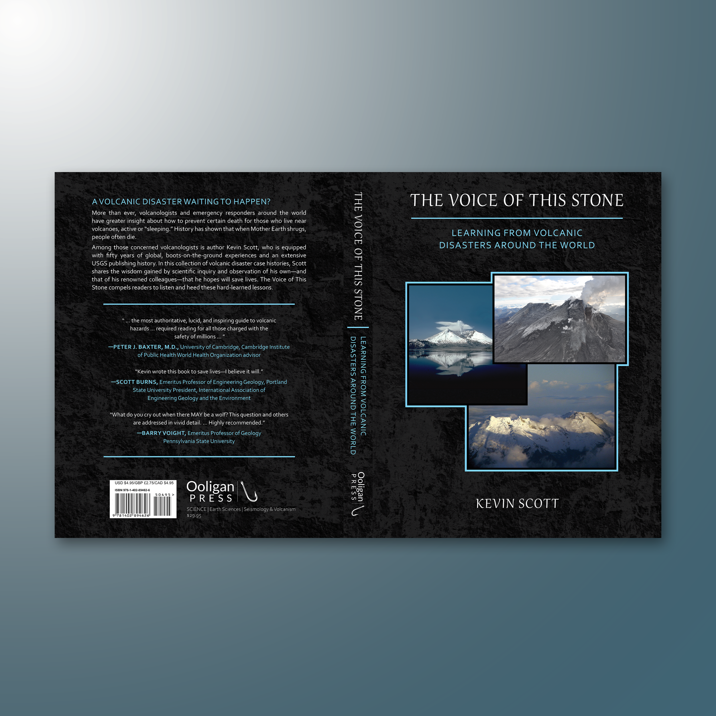 THE VOICE OF THIS STONE. My first school project. A non-fiction book about the volcanic wonders of our world. Filled with beautiful, breathtaking photos of volcanoes. I'm proud of it. Everyone always has a personal attachment to their first.
