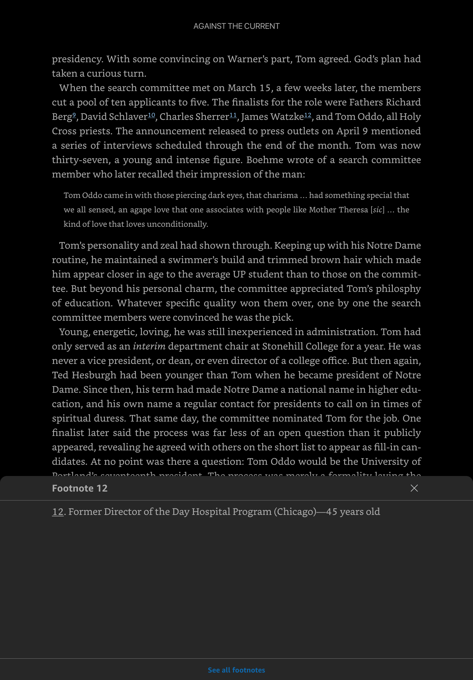 Native Footnote Pop-ups